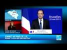 Sommet européen: François Hollande réussit à imposer le sujet des euro-obligations