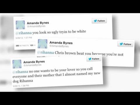 VIDEO : Amanda Bynes' Outrageous Tweets To Rihanna
