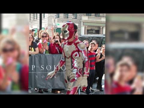 VIDEO : Jaden Smith Wears An Iron Man Costume For Day Out With Kylie Jenner
