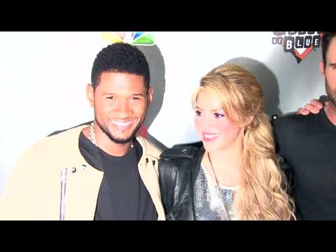 VIDEO : Usher And Shakira Leaving The Voice