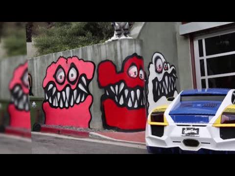 VIDEO : Le Graffiti De Chris Brown Divise Le Quartier