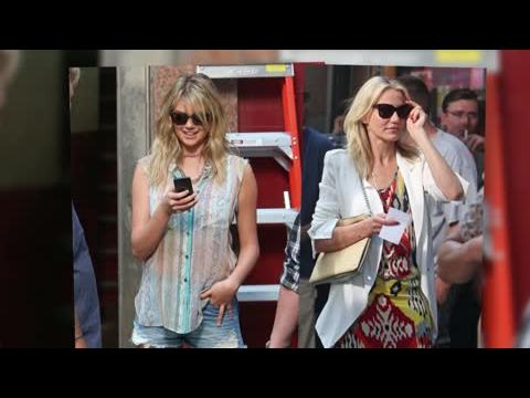 VIDEO : Cameron Diaz And Kate Upton Filming In New York City