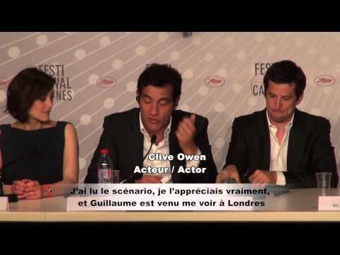 VIDEO : Festival De Cannes: Guillaume Canet, Clive Owen, Marion Cotillard (VIDEO)