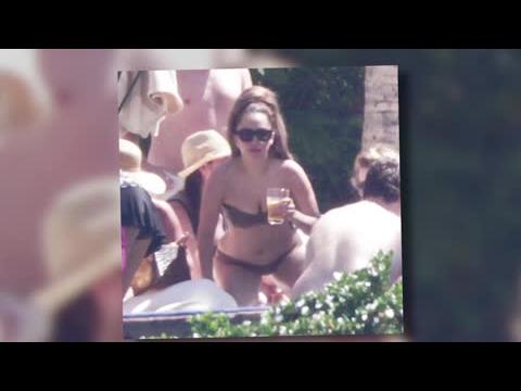 VIDEO : Lady Gaga Continues To Show Off Her Slimmed Down Bikini Body
