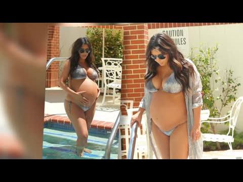 VIDEO : See Kim Kardashian In A Bikini Just Days Before Giving Birth