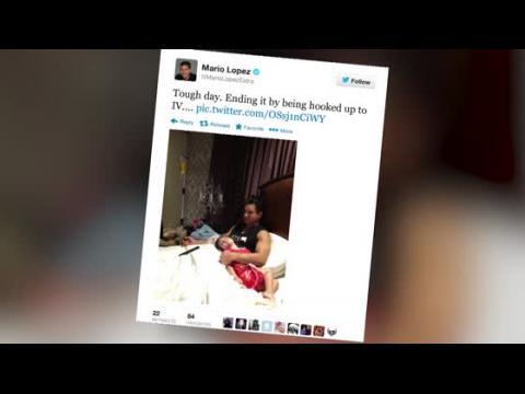 VIDEO : Mario Lopez con intravenosa luego de un d�a duro