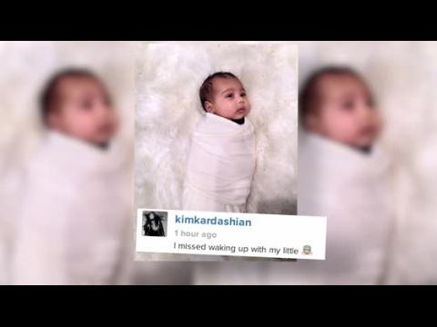 VIDEO : Kim Kardashian Shows New Photo of Baby North
