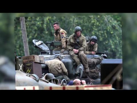 VIDEO : Brad Pitt and Shia LaBeouf's Gritty New War Movie