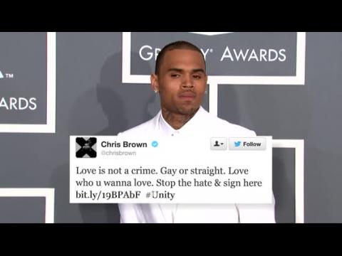 VIDEO : Chris Brown Tweets for Good Cause