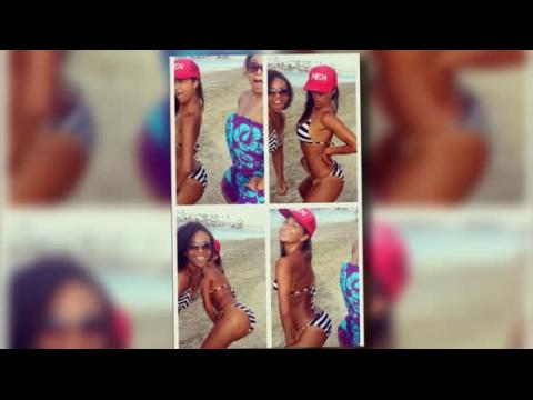 VIDEO : Nicole Scherzinger Twerks In Her Bikini On The Beach