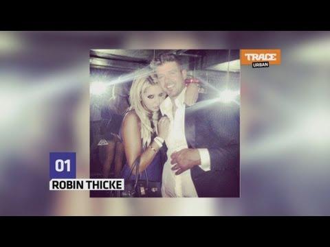 VIDEO : Robin Thicke trs tactile avec une fan