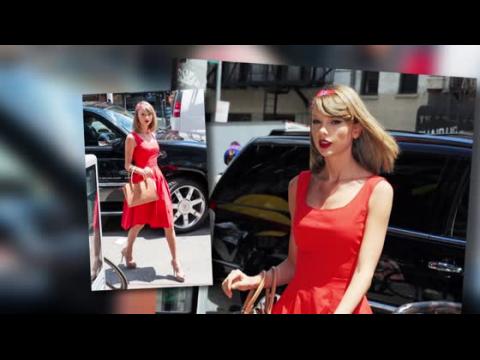 VIDEO : Taylor Swift Looks Red Hot As She Leaves The Gym