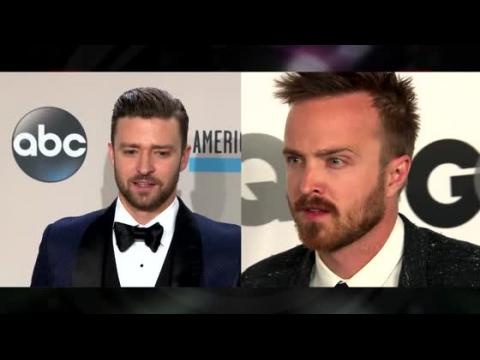 VIDEO : Justin Timberlake and Aaron Paul Plan Pizza Outing Via Twitter