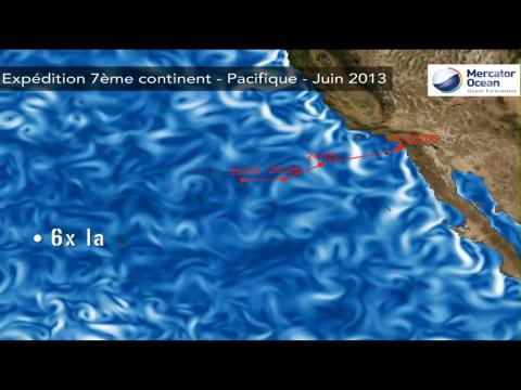 L'expédition vers le continent de plastique