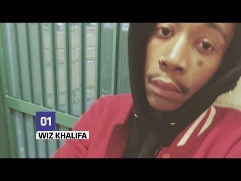 VIDEO : Wiz Khalifa arrested for weed possession, tweets jail selfie