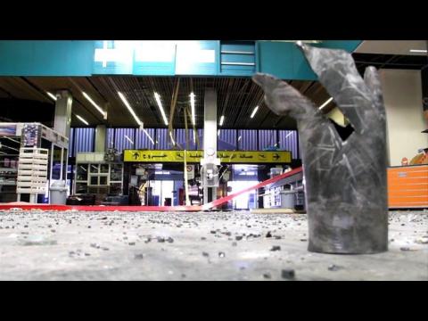 Combats Ã  l'aÃ©roport de Tripoli: le terminal trÃ¨s endommagÃ©