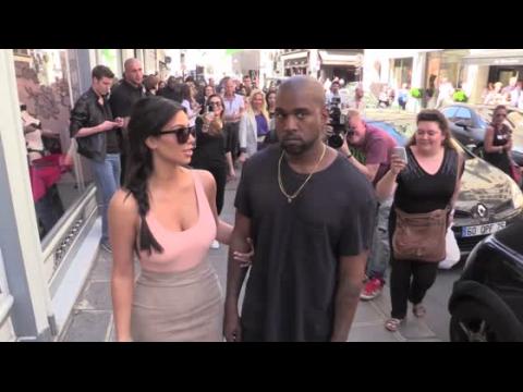 VIDEO : Kanye West Protects Kim Kardashian From Questions Prior to Lavish Wedding