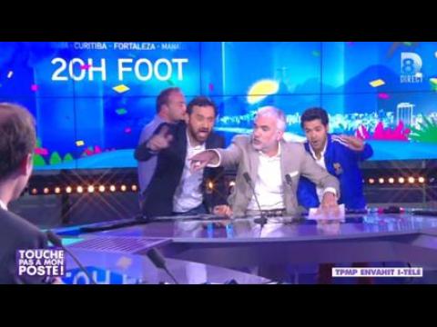 VIDEO : Jamel Debbouze et Cyril Hanouna pertubent le direct d'I-Télé - ZAPPING PEOPLE DU 26/06/2014