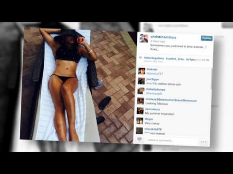 VIDEO : Christina Milian Shows Off Her Amazing Bikini Body