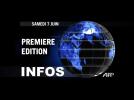 AFP - Le JT, 1Ã¨re Ã©dition du samedi 7 juin