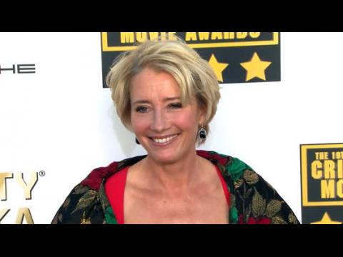 VIDEO : Emma Thompson Gets Flack After 'Working Moms' Comment