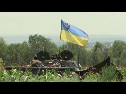 Ukraine: l'armÃ©e prend position au sud de Donetsk