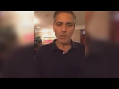 VIDEO : George Clooney apoya a los manifestantes ucranianos