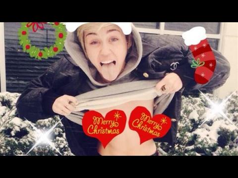 VIDEO : As te felicita la Navidad Miley Cyrus