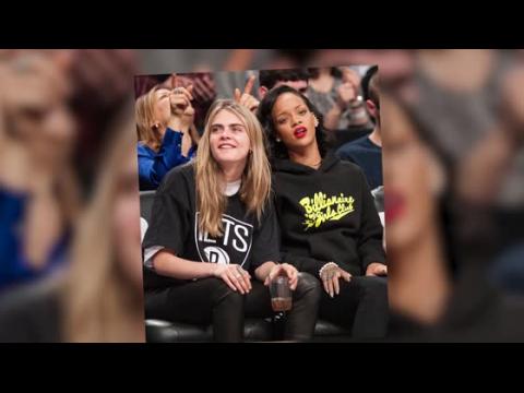 VIDEO : Rihanna Takes Cara Delevingne to Her First Basketball Game