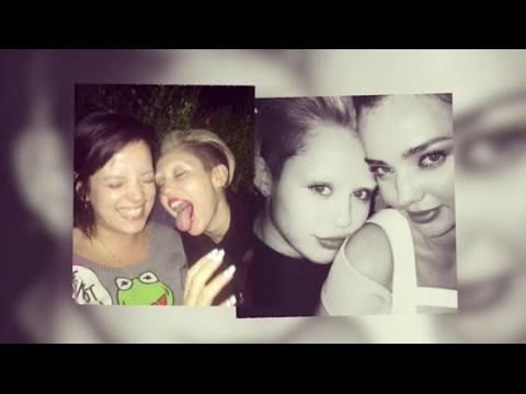 VIDEO : Miley Cyrus Bleaches Her Eyebrows White