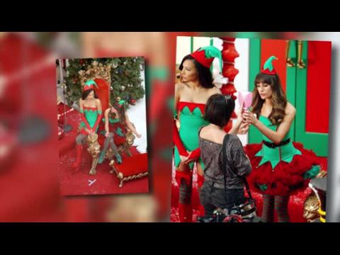 VIDEO : Lea Michele and Naya Rivera Are Sexy Elves on Glee Christmas Episode