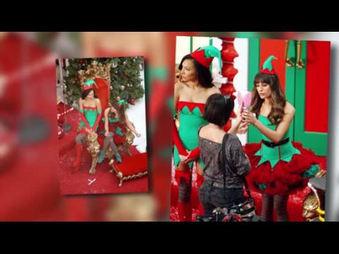 VIDEO : Lea Michele y Naya Rivera son duendes sexys en el episodio de Navidad de Glee