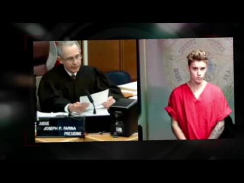 VIDEO : Justin Bieber Faces Judge in Court