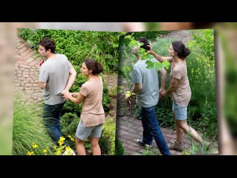VIDEO : Katie Holmes Gets Affectionate With Luke Kirby