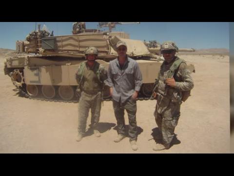 VIDEO : Brad Pitt Preps For WWII Film With Real US Soldiers
