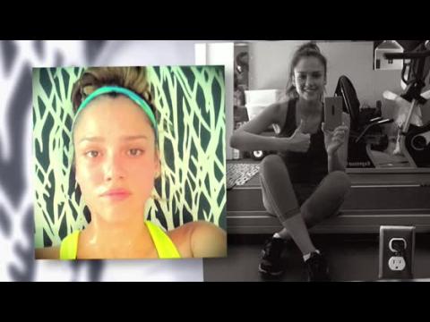VIDEO : Jessica Alba Posts Sweaty Workout Pic