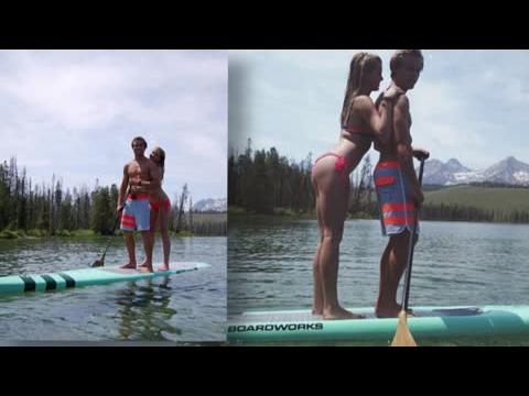VIDEO : Ireland Baldwin Shows Off Bikini Body With Boyfriend Slater Trout On July 4th