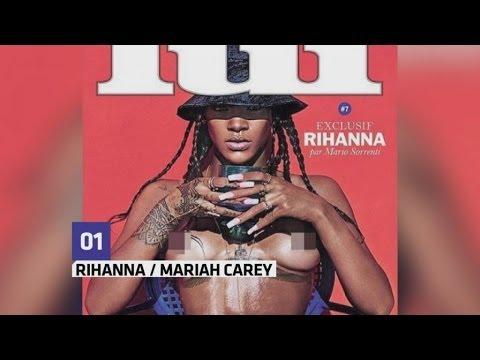 VIDEO : Rihanna and Mariah Carey compete for sexiest magazine cover of the year!