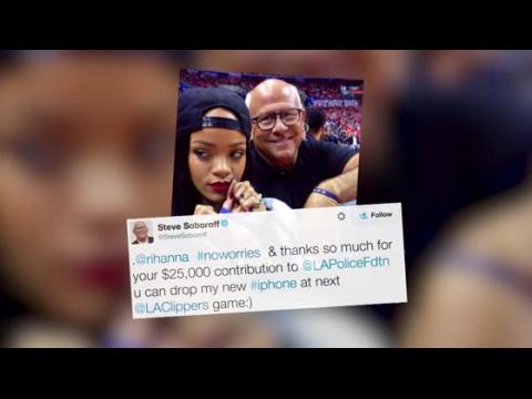 VIDEO : Rihanna a fait don de 25 000 dollars à la fondation de la police de Los Angeles