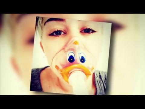 VIDEO : Miley Cyrus Posts Duck-Face Oxygen Mask Pic As Bangerz Tour Is Postponed