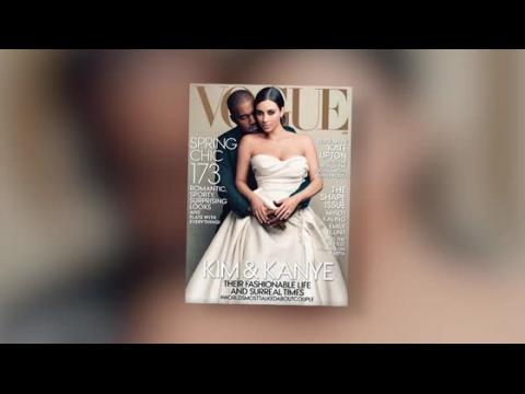VIDEO : Kim Kardashian & Kanye West salen en la portada de Vogue de Abril