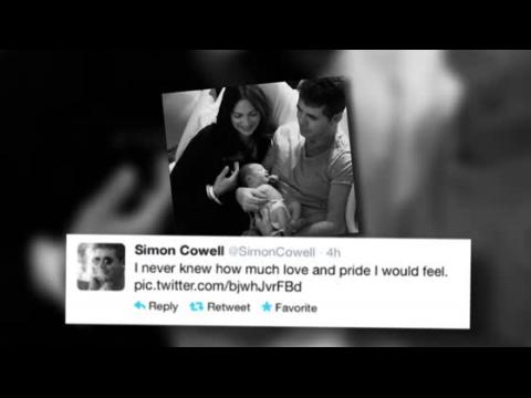 VIDEO : Simon Cowell Introduces Baby Eric To The World
