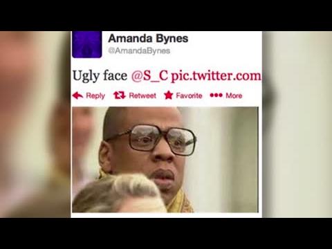 VIDEO : Amanda Bynes dit sur Twitter que Jay-Z a un vilain visage avant d'effacer son message