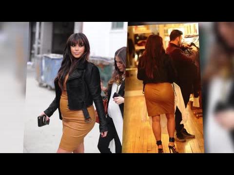 VIDEO : Kim Kardashian Dvoile Son Spanx Dans Une Robe En Cuir Moulante