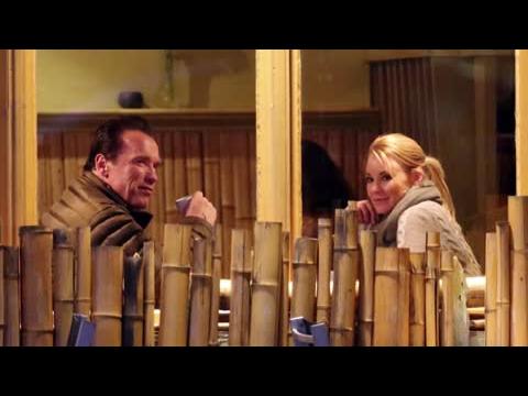 VIDEO : L'identit De La Mystrieuse Blonde Avec Arnold Schwarzenegger Rvle