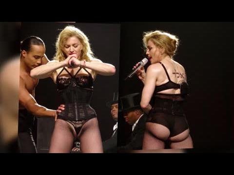 VIDEO : Madonna en dvoile un peu trop  son concert  Miami
