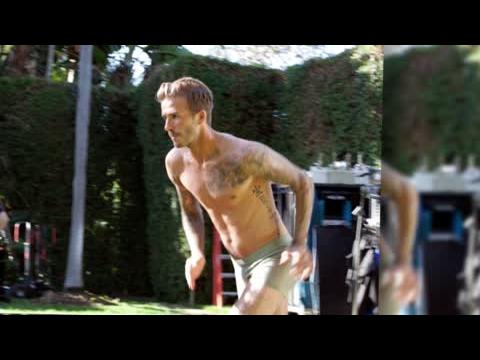 VIDEO : David Beckham en sous-vêtement pour une pub