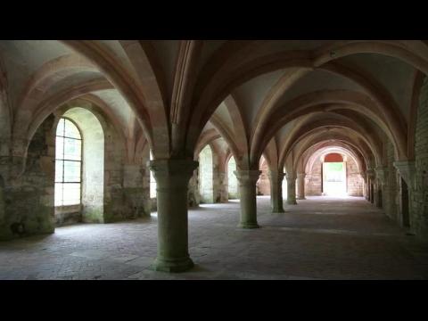 Monks Room (Chapter Hall) - Burgundy, Abbey de Fontenay, France