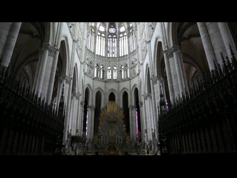 Cathedral of Our Lady of Amiens, Interior, High Altar and Choir - Amiens, France